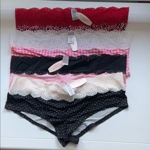 NWT Victoria’s Secret Panties, (Qty 4) Size Large